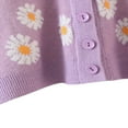 thumbnail image 4 of POINTERTECK Cardigan Tricoté pour Femmes Manches Longues Col en V Pull Imprimé Simple Boutonnage Mode Urbaine, 4 of 7