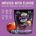 thumbnail image 3 of Brothers All Natural Infused Freeze Dried Fruit Crisps, Fuji Apple Infused with Blueberry, 0.85 Oz (Pack of 8), Made with 100% Fruit, Gluten Free, Soy Free, Vegan, Healthy Snack, Resealable Pouch, 3 of 7