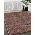 thumbnail image 3 of Ahgly Company Machine Washable Indoor Rectangle Industrial Modern Rosy Pink Area Rugs, 8' x 12', 3 of 7