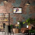 thumbnail image 3 of Wayne Gretzky 20x29 Framed Canvas Oilers Action-H, 3 of 5