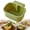 Green, variant on olkpmnmk Kitchen Sink Strainer Basket, Corner Food Waste Catcher, Hanging Kitchen Sink Drain Pipe, Wall Mount Kitchen Basin Drain Tube, Kitchen Sink Replacement Drain Fitting, 7.3x6.3 In