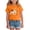 Orange, variant on KPOPLK Halloween Shirt for Toddler Girls Ghost Graphic Tshirt Cute Season Short Sleeve Tops for Kids Size 5-6 Years,Red