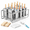 Rounded Square, variant on 12 Pack Flat Square Stainless Steel Homemade Ice Lolly Popsicle Makers with Wooden Sticks and Bags