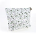 thumbnail image 1 of 1 Pc Bolsa Cosmética de Flores Duradera para Mujeres para Actividades al Aire Libre Verde Blanca Algodón Verde, Blanco-S, 1 of 3