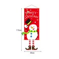 thumbnail image 3 of 1 pieza de banderas colgantes navideñas D, pancartas navideñas decorativas para puertas, ventanas, hogares, decoración interior y exterior, bandera de tela para patio, 3 of 3