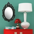 thumbnail image 2 of HomeRoots Furniture 321339 Black Baroque Mirror, 2 of 3
