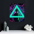 thumbnail image 4 of Nawypu  Gamer Symbol Canvas Wall Art for Gaming Room Wall Decor Colorful Geometry Video Game Buttons Painting Picture Framed Artwork Boys Room Teens Playroom Decor, 4 of 4