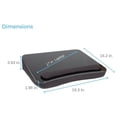 thumbnail image 4 of Lap Desk - Memory Foam Cushion - Large surface area for Crafts, Reading and Laptops - Supports Laptops up to 17 inches - Black, 4 of 8