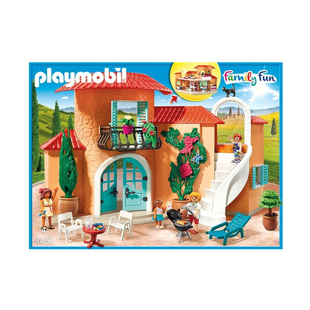 PLAYMOBIL Family Fun Outdoor Set - Coche Familiar Con Figura Y Accesorios Para Excursiones Al Campo, A Partir De 4 Años