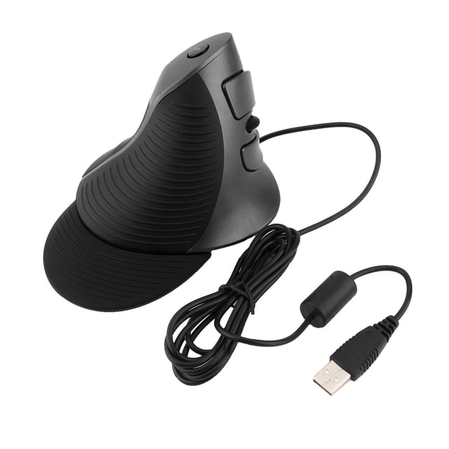 ATTOE Wired Vertical Mouse Ergonomic Mouse Optical Mouse 2.4G Laser Upright Mices for Laptops-081403