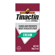Tinactin Tolnaftate Athletes Foot Treatment Antifungal Cream, 30G Tube
