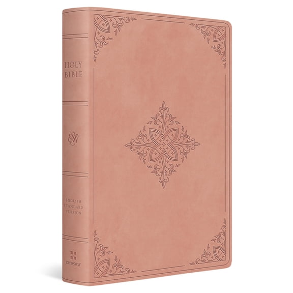 ESV Giant Print Value Thinline Bible (Trutone, Blush Rose, Fleur-De-Lis Design), (Hardcover)