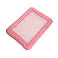 thumbnail image 2 of JOGZMZ Summer Cool Mat Sleeping Pad Water Absorption Top Bottom Materials Safe Easy Carry Keep Cool for Pet Kids and Adults Pink 23.62x15.74in, 2 of 7