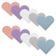 thumbnail image 1 of 10 marcadores con forma de corazón, protectores de esquinas de página, suministros de lectura, protectores de esquinas de página con forma de corazón, accesorios para libros, 1 of 8