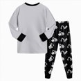 thumbnail image 5 of HFHAPW Girl Boys Print Pajamas 2 Pieces Long Sleeve Jammies Set Toddler Pjs Fall Winter Sleepwear, 5 of 8