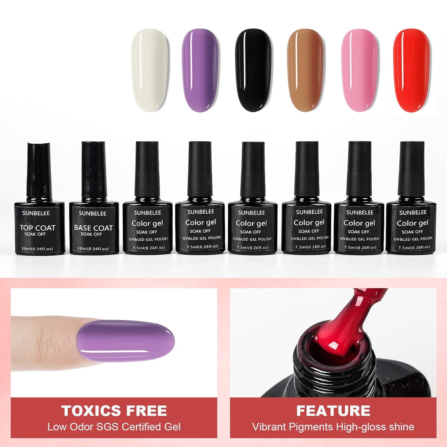 E Acrylic Nail Kit for Beginners with Everything, with Professional Gel Nail Polish Kit with UV Light Nail Kit Set Acrylic Powder Kit Nail Art Tips Nail Art Decoration,DIY Nail Art Tool Nail Supplies