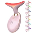 thumbnail image 1 of Masajeador de rostro y cuello ELISHINE, 7 colores, terapia de luz rosa, 1 of 8
