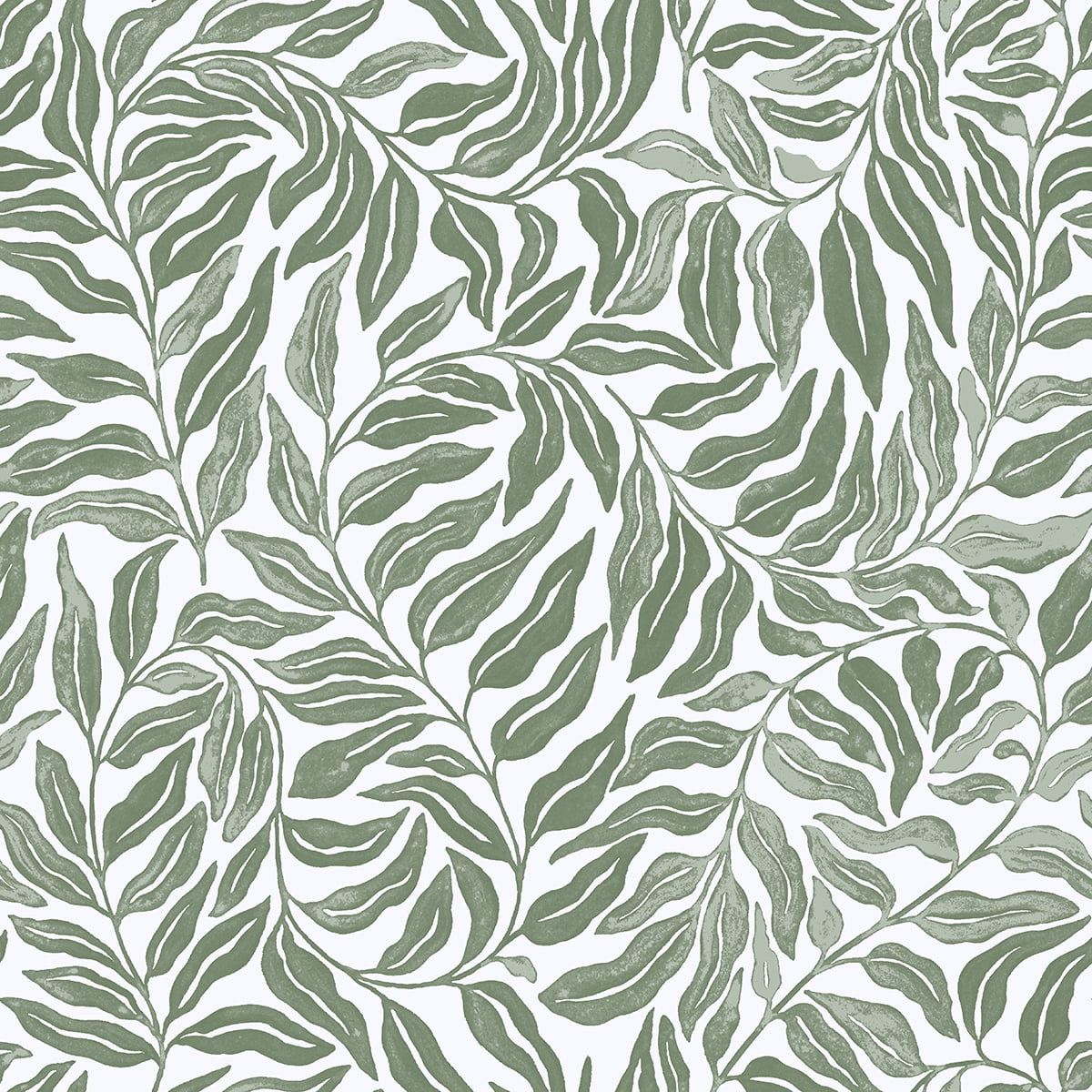 Better Homes & Gardens Green Vierra Vine Peel and Stick Wallpaper, 30.75 Sq. ft