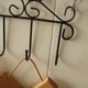 thumbnail image 4 of 1 perchero de pared con diseño de gato, de hierro negro, para puerta, para casa, hotel (negro), 4 of 5