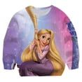 thumbnail image 1 of Sudaderas holgadas de princesa de Disney para niñas, jersey de manga larga con estampado de algodón en 3D, Tops para adolescentes, sudaderas con capucha de moda para niños 7T Gao Jinjia LED, 1 of 2