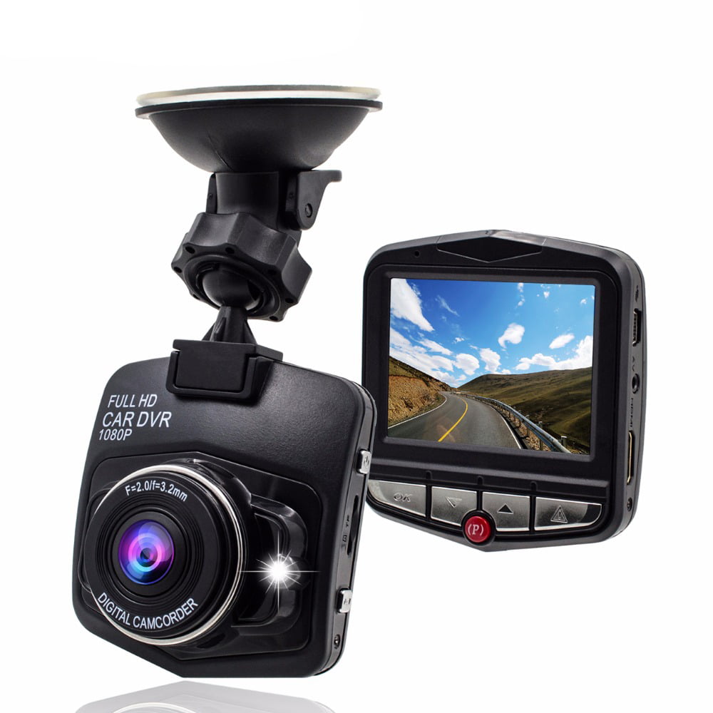 Mini Car DVR 2.4" HD Front and Rear Camera Video.Dash Cam Recorder Night Vision.