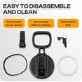 thumbnail image 5 of Jmoe USA Replacement Straw Lid for Tal Ranger Pro and Manna Water Bottles | Fits 18, 26, 40, 64 oz Sizes | Shatter Resistant Material | Made of Food-Grade Plastic & Silicone | Easy Twist Grip, 5 of 7