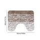 thumbnail image 3 of Alfombrilla de Baño de Microfibra Absorbente En Forma de U, Suave y Cómoda | Marrón 40X50Cm Moderna, Gruesa, Antideslizante, Lavable y Duradera, 3 of 7