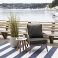 thumbnail image 3 of ARDEN Oceantex Outdoor Deep Seating Cushion Set 24 x 24, Ink Charcoal Black, 3 of 11
