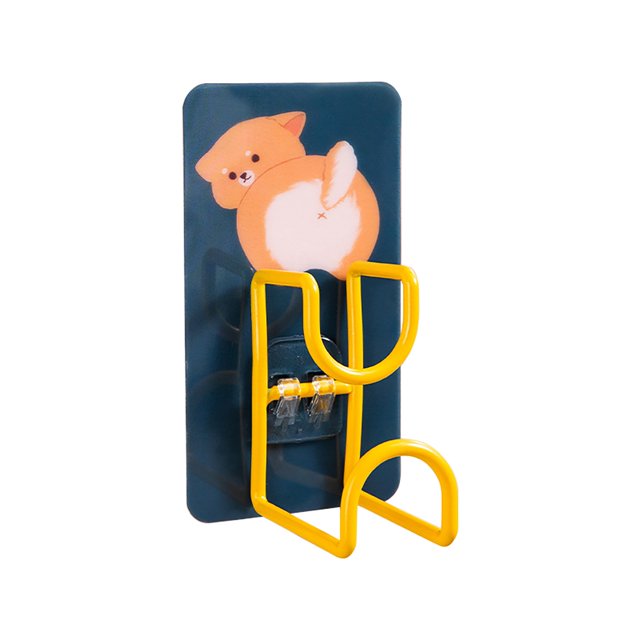 Washbasin Rack Cartoon Bathroom Rack Toilet Strong Sticky Hook Wall Mounted Washbasin Hook