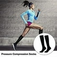 thumbnail image 3 of 3 Paires de Chaussettes de Compression à Pression Soutien des Jambes Chaussettes de Compression Extensibles Kn, 3 of 8