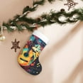 thumbnail image 7 of Fuzoiu World Map Guitar Illustration Print Christmas Stockings, Party Supplies & Kids Gifts,Big Xmas Stockings Decoration for Family Decorations Hanging Ornament for Xmas Holiday Party, 7 of 7