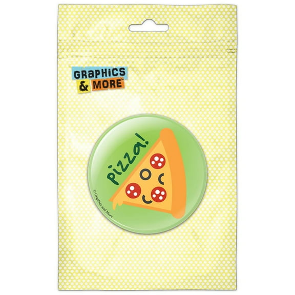 Pizza Slice Refrigerator Button Magnet
