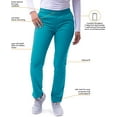 thumbnail image 3 of Adar Pro Scrubs For Women - Skinny Leg Yoga Scrub Pants, 3 of 6