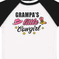 thumbnail image 4 of Inktastic Grampas Little Cowgirl with Cowgirl Hat and Boots Girls Toddler T-Shirt, 4 of 5
