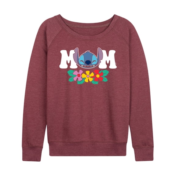 Lilo & Stitch - Stitch Mom - Women's French Terry Long Sleeve Pullover