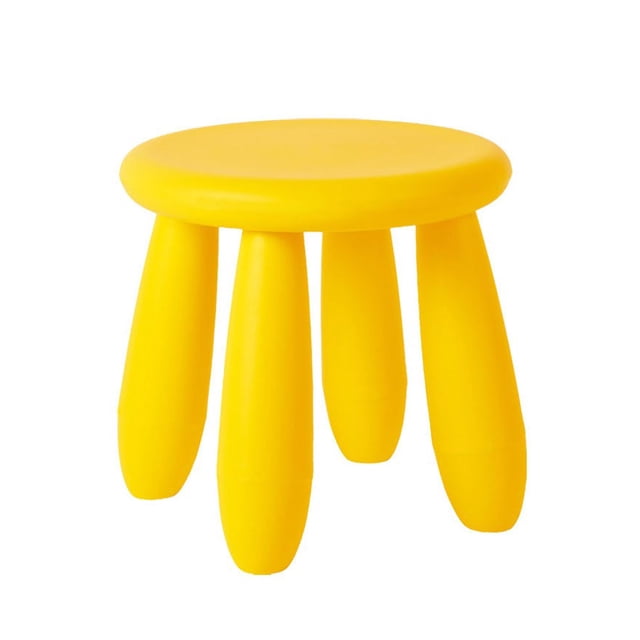 Taburete de plástico Wosthever para niños Amarillo