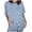 Light Blue, variant on Womens Two Piece Lounge Sets Polka Dot Print Drop Shoulder Oversized Pullover Drawstring Shorts Set