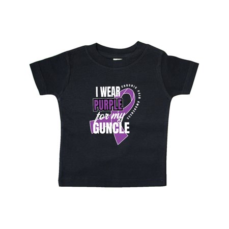 

Inktastic Chronic Pain I Wear Purple For My Guncle Gift Baby Boy or Baby Girl T-Shirt