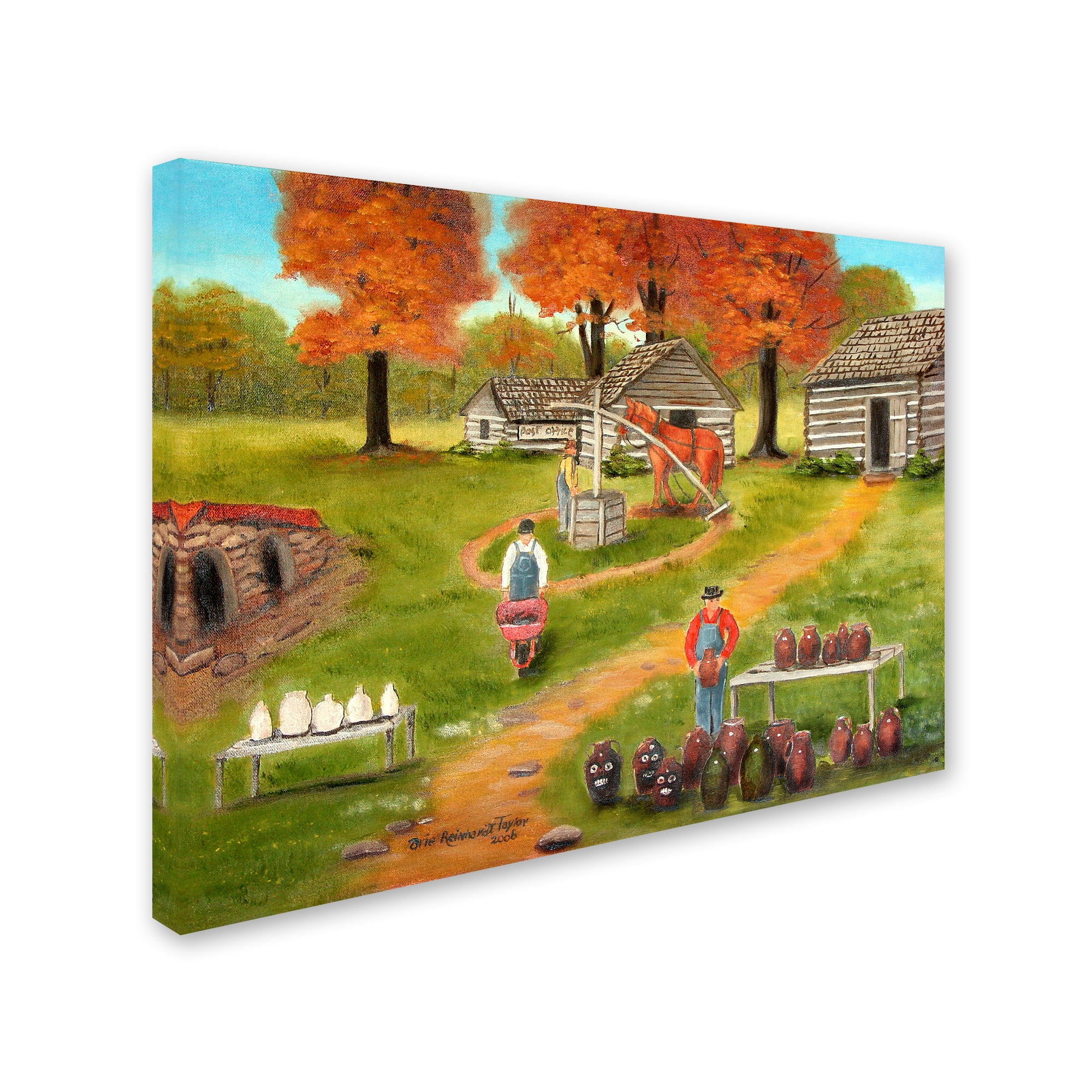 Trademark Fine Art 'Jugtown' Canvas Art by Arie Reinhardt Taylor