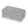 thumbnail image 5 of Natural Woven Seagrass Wicker Tissue Box Cover Holder, 5 of 10