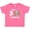 Hot Pink, variant on Inktastic I Am 3 Years Old Cute Smiling Butterfly with Flowers Girls Toddler T-Shirt
