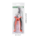thumbnail image 2 of Stainless Steel Garden Pruning Shears, Sharp Bypass Pruners with Comfort Grip for Flower Branches, Plants & Tree Trimming,Green, 2 of 6