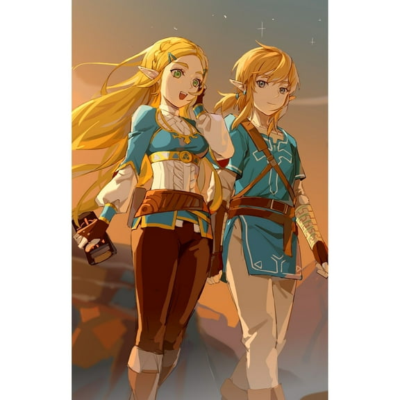 The Legend of Zelda Diamond Painting Set (for Adults) 5D DIY Anime Diamond Art Set (for Beginners) Round Full Diamond Diamond Painting Gem Art Crafts (suitable for home wall decoration gifts)