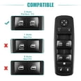 thumbnail image 4 of Unique Bargains Unique Bargains 1 Set Power Window Switch for Chrysler 200 2015-2017 with Removal Tool No.68271206AB Black, 4 of 7