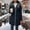 🔥 Navy, variant on Sentmoon Women Coats Winter Jackets Cute Gifts for Women Women Printing Long-Sleeved Zipper Pockets Hooded -Padded Jacket Coat Blouse Fall and Winter for Holiday Gifts
