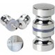 thumbnail image 1 of Shower Door Knob Aluminum Alloy Round Door Handle for Bathroom Glass Door Sliding Door, 1 of 5