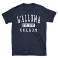 thumbnail image 1 of Wallowa Oregon Classic Established Men's Cotton T-Shirt, 1 of 1
