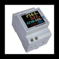 thumbnail image 5 of VoltíMetro Digital de Carril DIN WattíMetro de Corriente EnergíA EléCtrica Medidor de KWh Frecuencia Voltio Amp Monitor CT Externo, 5 of 5