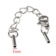thumbnail image 4 of 5 Pedazos Extensores De La Joyería Cierre De La Langosta Cords Termina Para Los Oficios 1m M Sunnimix Corchete de la joyería, 4 of 8