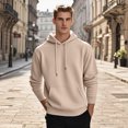 thumbnail image 2 of LWavelet Mens Pullover Hooded Sweatshirt Classic Fit Long Sleeve Hoodie with Adjustable Drawstring and Front Pocket for Everyday Wear and Comfort, 2 of 4